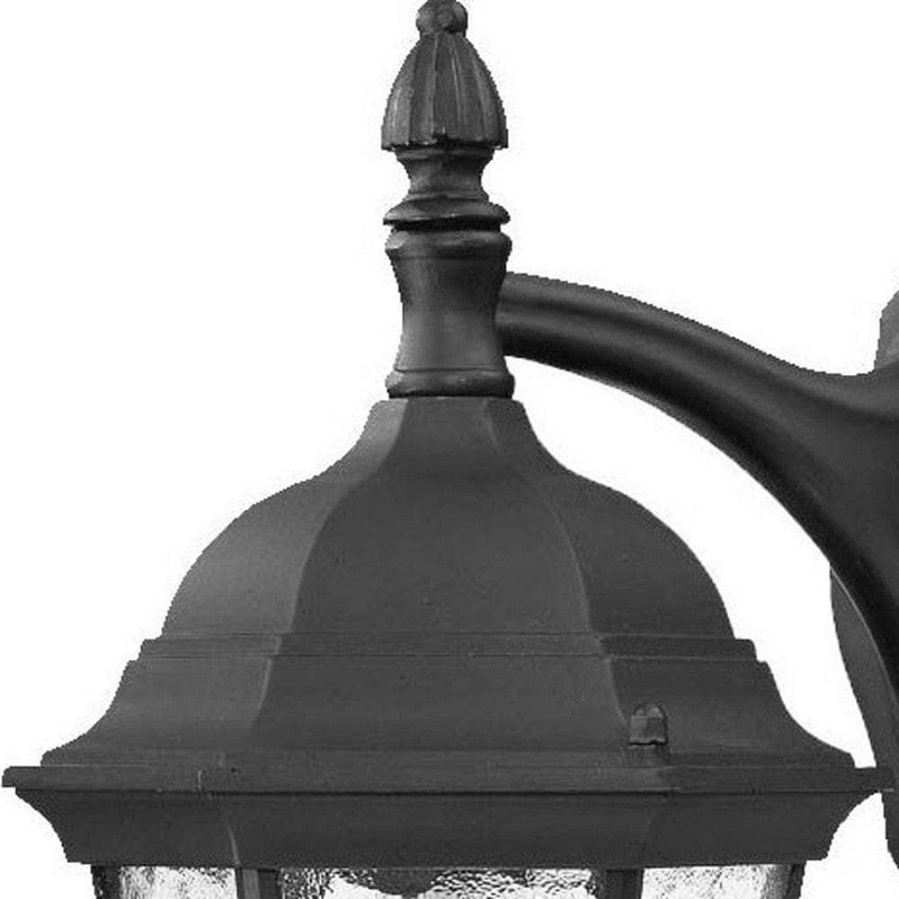 Two Light Matte Black Hanging Carousel Wall Light - Homeroots - Flyclothing LLC