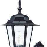 Antique Bronze Glass Lantern Wall Light - Homeroots - Flyclothing LLC