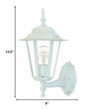 White Glass Lantern Wall Light - Homeroots - Flyclothing LLC