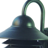 Matte Black Motion Sensor Outdoor Wall Light - Homeroots - Flyclothing LLC