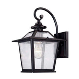 Matte Black Terrarium Shape Wall Light - Homeroots - Flyclothing LLC