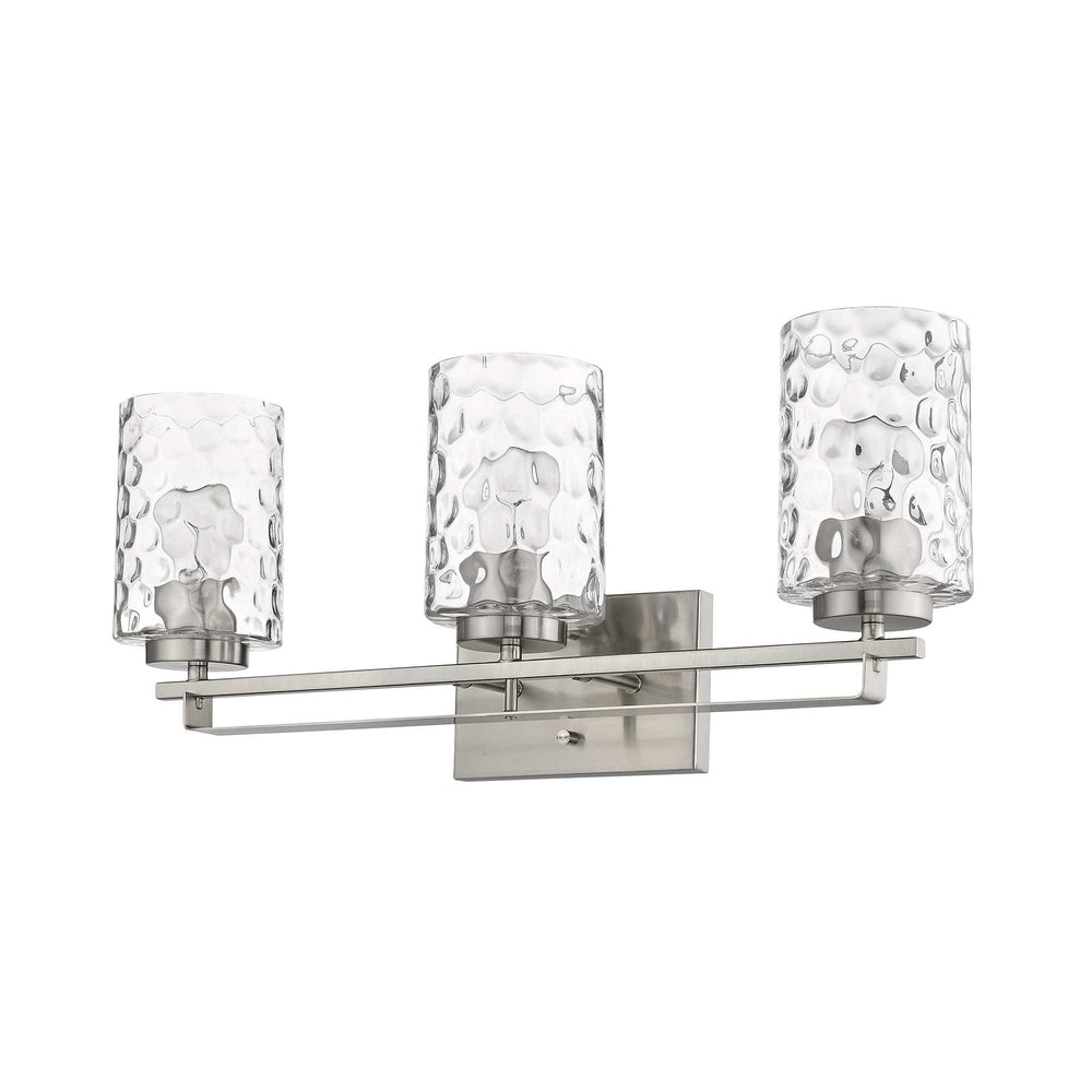 Livvy 3-Light Satin Nickel Vanity - Homeroots - Flyclothing LLC