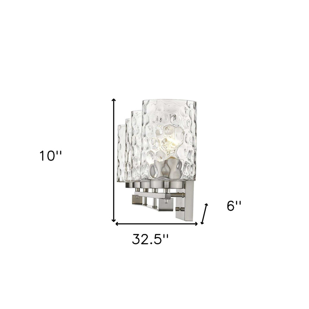 Livvy 4-Light Satin Nickel Vanity - Homeroots - Flyclothing LLC