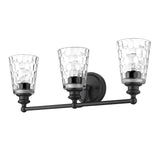 Mae 3-Light Matte Black Vanity - Homeroots - Flyclothing LLC