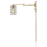 Industrial Gold Metal Wall Sconce - Homeroots - Flyclothing LLC