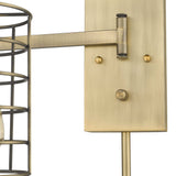 Industrial Gold Metal Wall Sconce - Homeroots - Flyclothing LLC