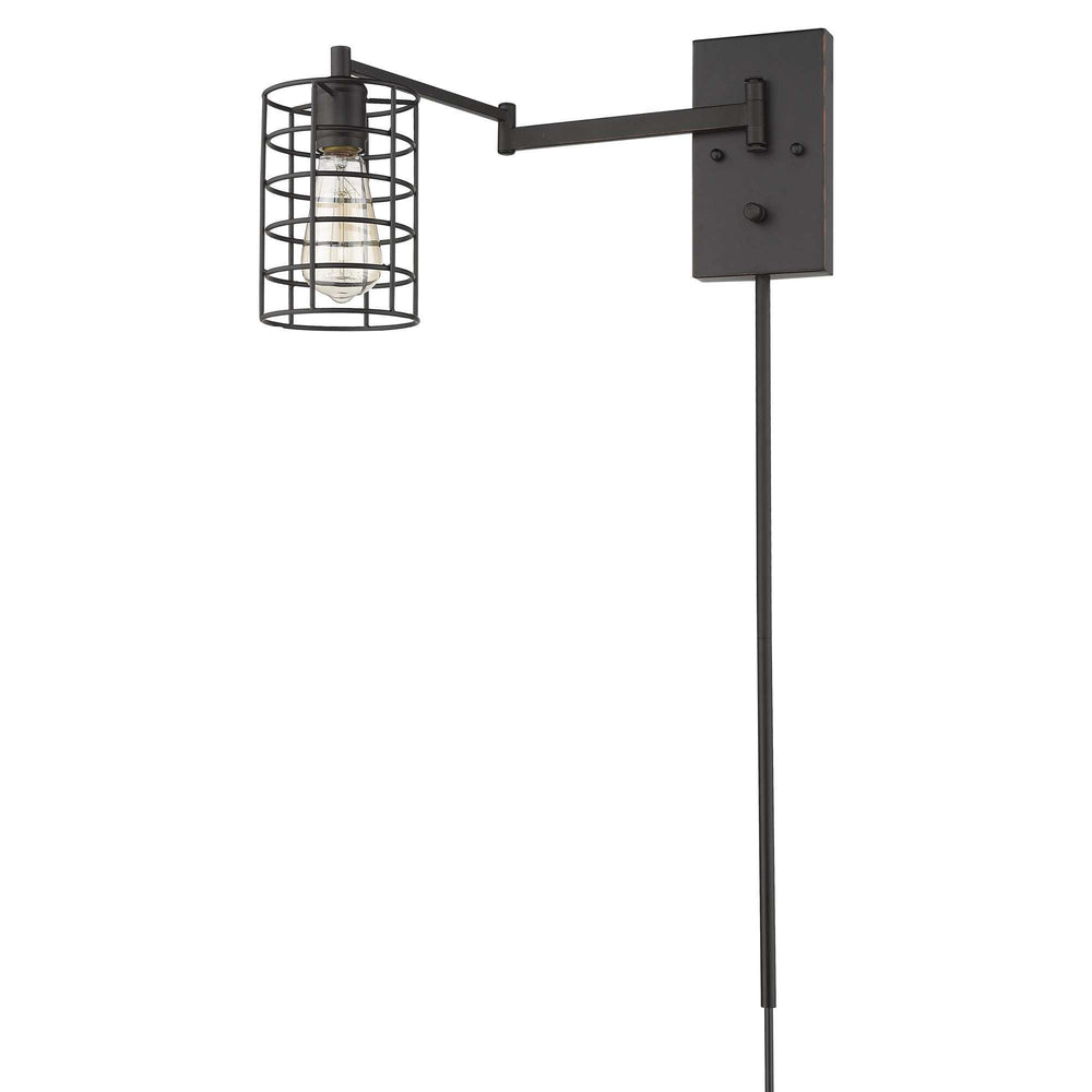 Industrial Bronze Metal Wall Sconce - Homeroots - Flyclothing LLC
