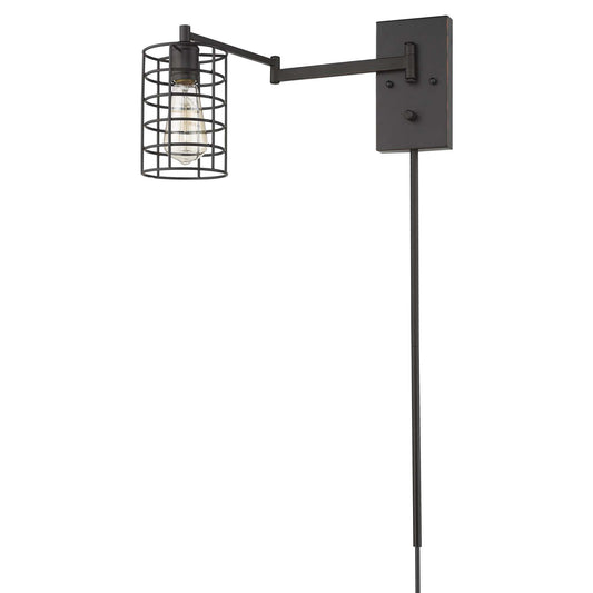 Industrial Bronze Metal Wall Sconce - Homeroots - Flyclothing LLC