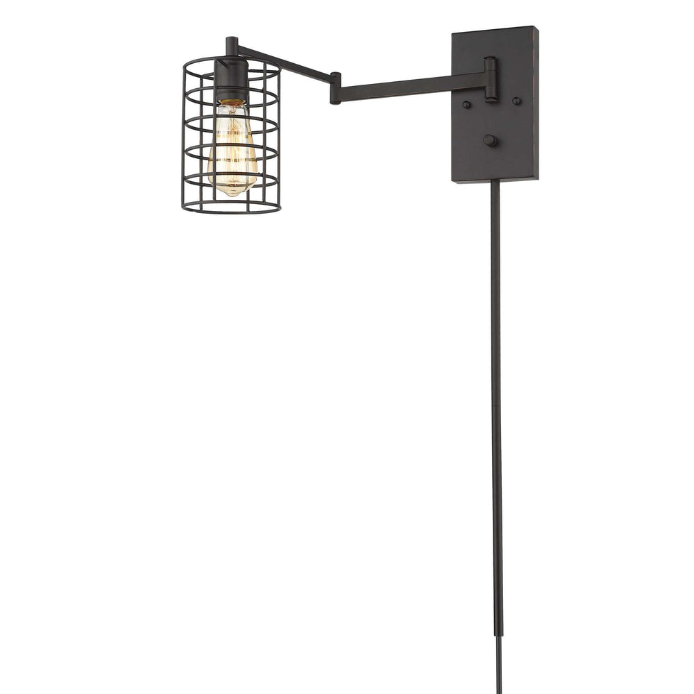 Industrial Bronze Metal Wall Sconce - Homeroots - Flyclothing LLC
