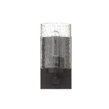 Bronze Metal and Textured Glass Wall Sconce - Homeroots - Flyclothing LLC