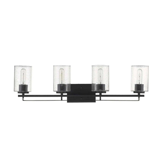 Orella 4-Light Matte Black Sconce - Homeroots - Flyclothing LLC