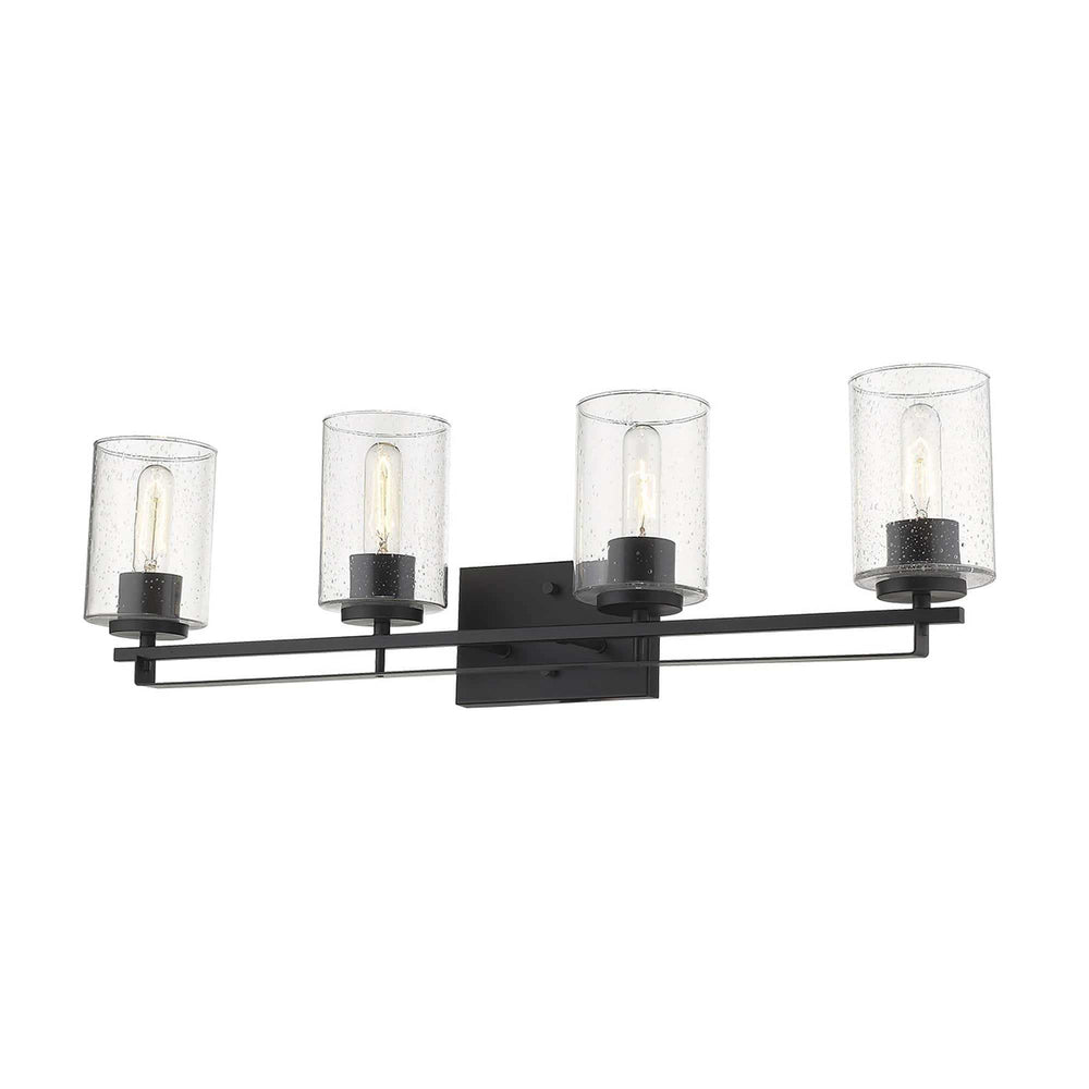 Orella 4-Light Matte Black Sconce - Homeroots - Flyclothing LLC
