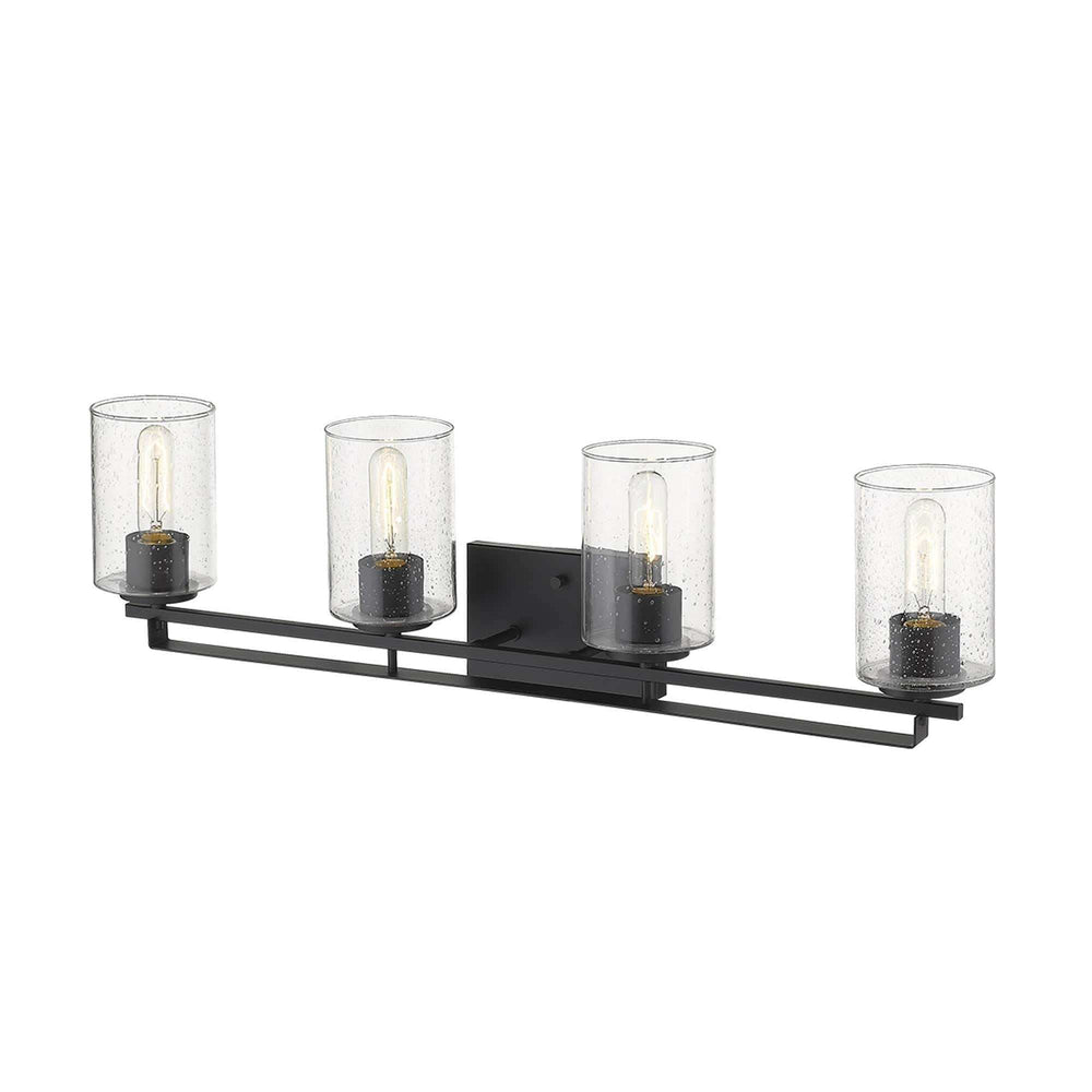 Orella 4-Light Matte Black Sconce - Homeroots - Flyclothing LLC