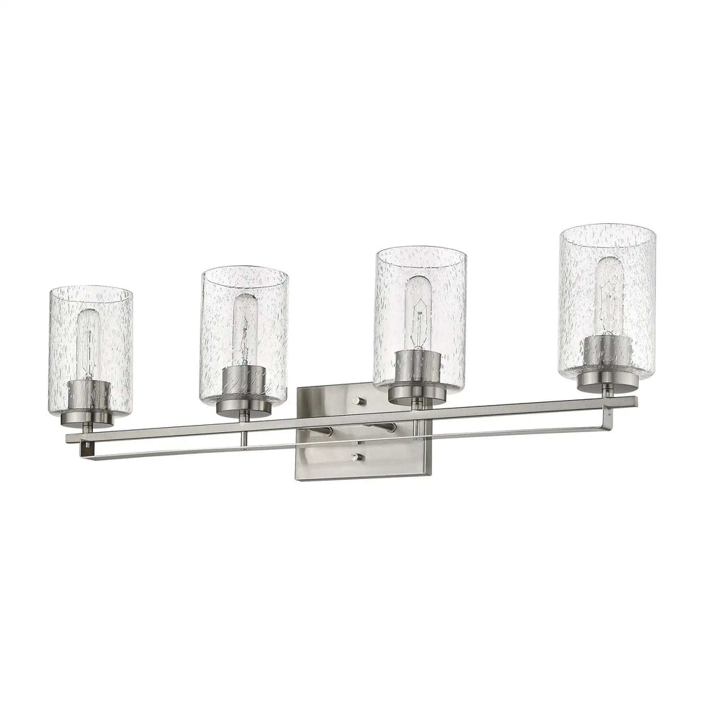 Orella 4-Light Satin Nickel Vanity - Homeroots - Flyclothing LLC