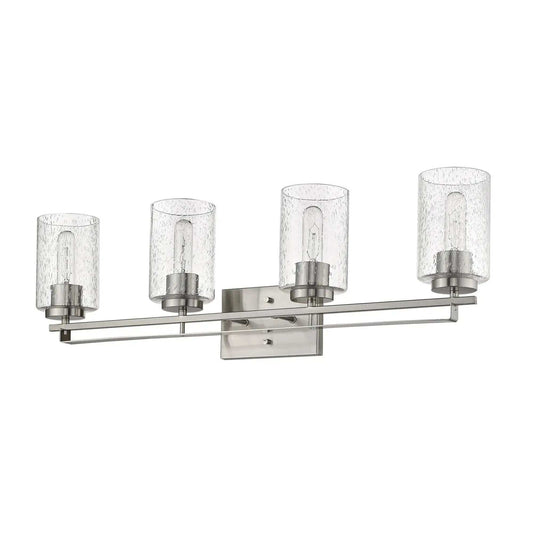 Orella 4-Light Satin Nickel Vanity - Homeroots - Flyclothing LLC