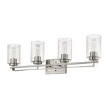 Orella 4-Light Satin Nickel Vanity - Homeroots - Flyclothing LLC
