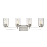 Orella 4-Light Satin Nickel Vanity - Homeroots - Flyclothing LLC