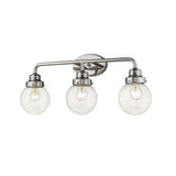 Portsmith 3-Light Polished Nickel Vanity - Homeroots - Flyclothing LLC