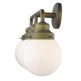 Portsmith 3-Light Raw Brass Vanity - Homeroots - Flyclothing LLC