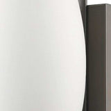 Geometric Bronze Wall Sconce with Frosted Glass Shade - Homeroots - Flyclothing LLC