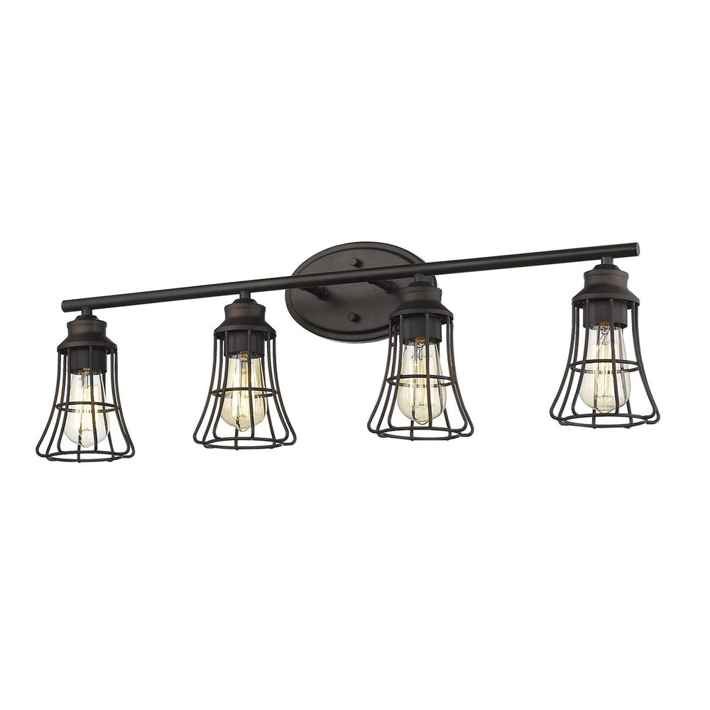 Piers 4-Light Oil-Rubbed Bronze Vanity - Homeroots - Flyclothing LLC