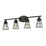 Piers 4-Light Oil-Rubbed Bronze Vanity - Homeroots - Flyclothing LLC
