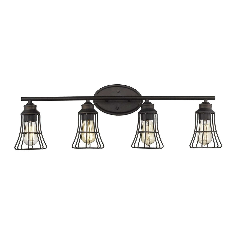 Piers 4-Light Oil-Rubbed Bronze Vanity - Homeroots - Flyclothing LLC