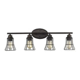 Piers 4-Light Oil-Rubbed Bronze Vanity - Homeroots - Flyclothing LLC