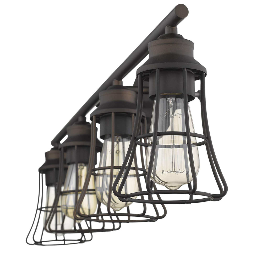 Piers 4-Light Oil-Rubbed Bronze Vanity - Homeroots - Flyclothing LLC