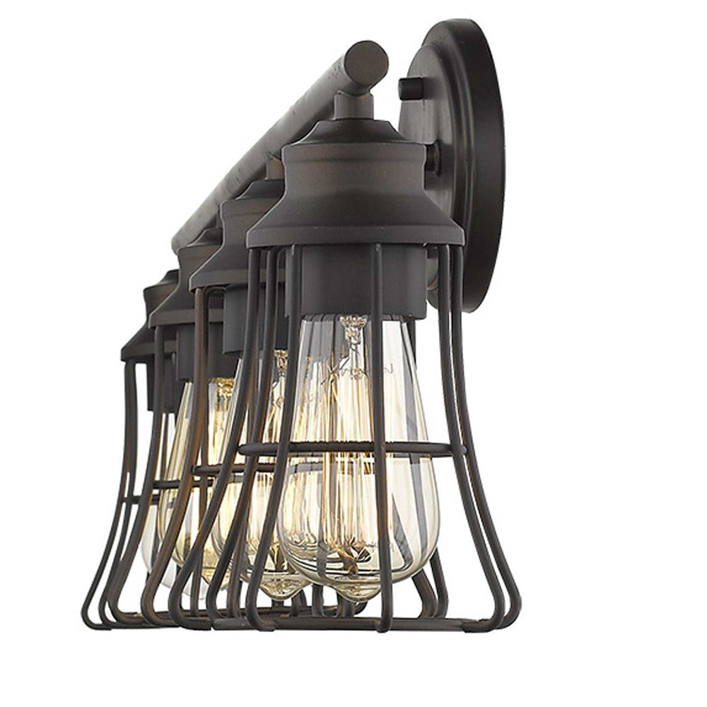 Piers 4-Light Oil-Rubbed Bronze Vanity - Homeroots - Flyclothing LLC