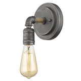 Industrial Textured Gray Wall Light - Homeroots - Flyclothing LLC