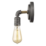 Industrial Textured Gray Wall Light - Homeroots - Flyclothing LLC