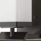 One Light Bronze Frosted Glass Wall Sconce - Homeroots - Flyclothing LLC