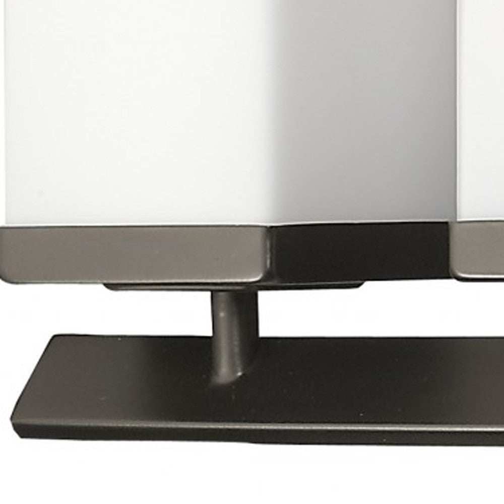 Burgundy 5-Light Oil-Rubbed Bronze Vanity Light With Etched Glass Shades - Homeroots - Flyclothing LLC