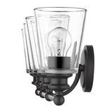 Ceil 4-Light Matte Black Vanity - Homeroots - Flyclothing LLC