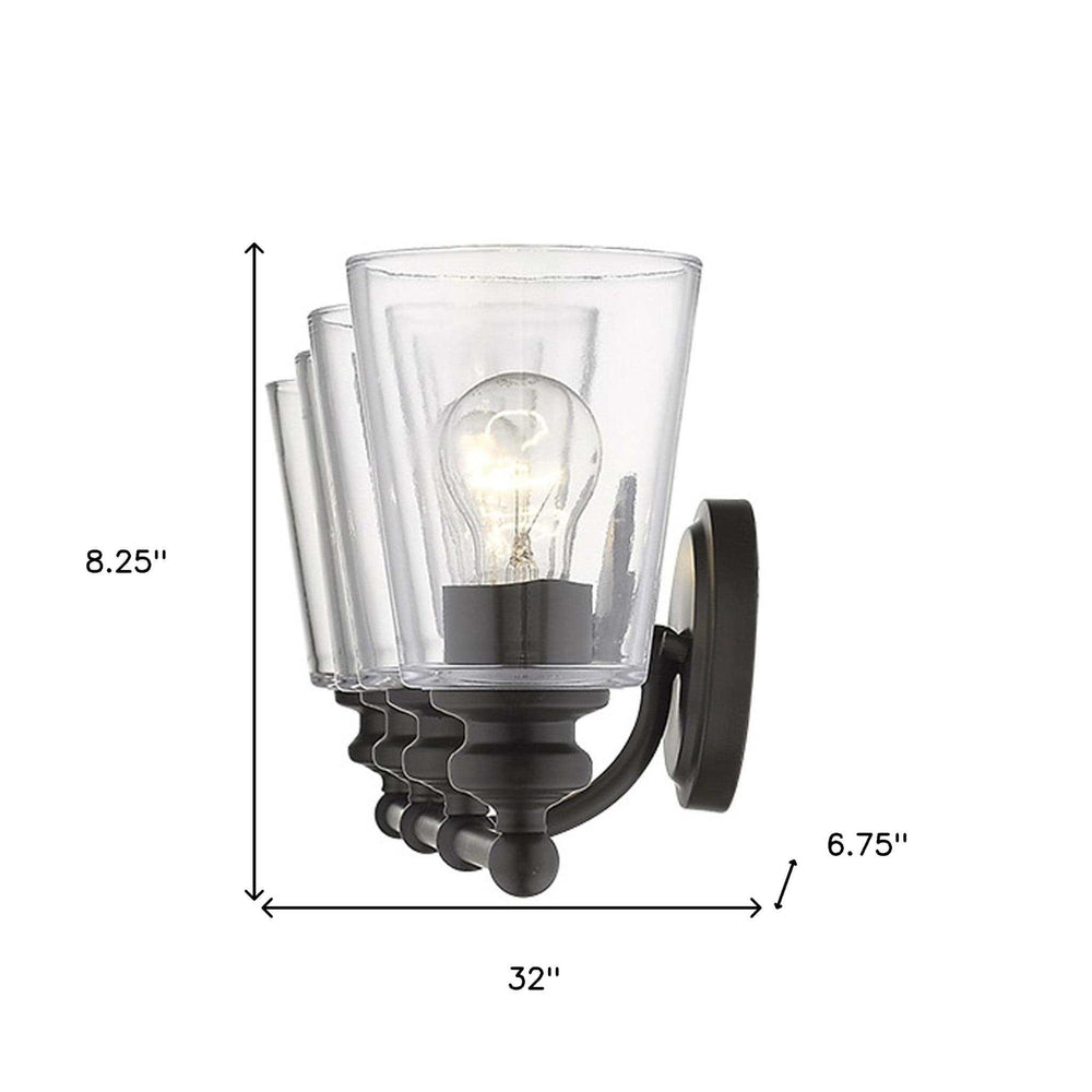 Ceil 4-Light Oil-Rubbed Bronze Vanity - Homeroots - Flyclothing LLC