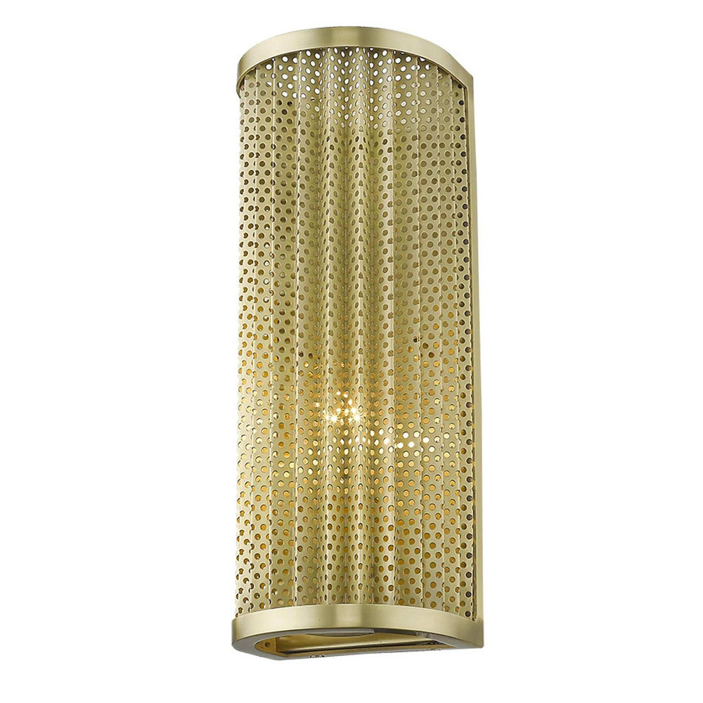 Basetti 1-Light Gold Sconce - Homeroots - Flyclothing LLC