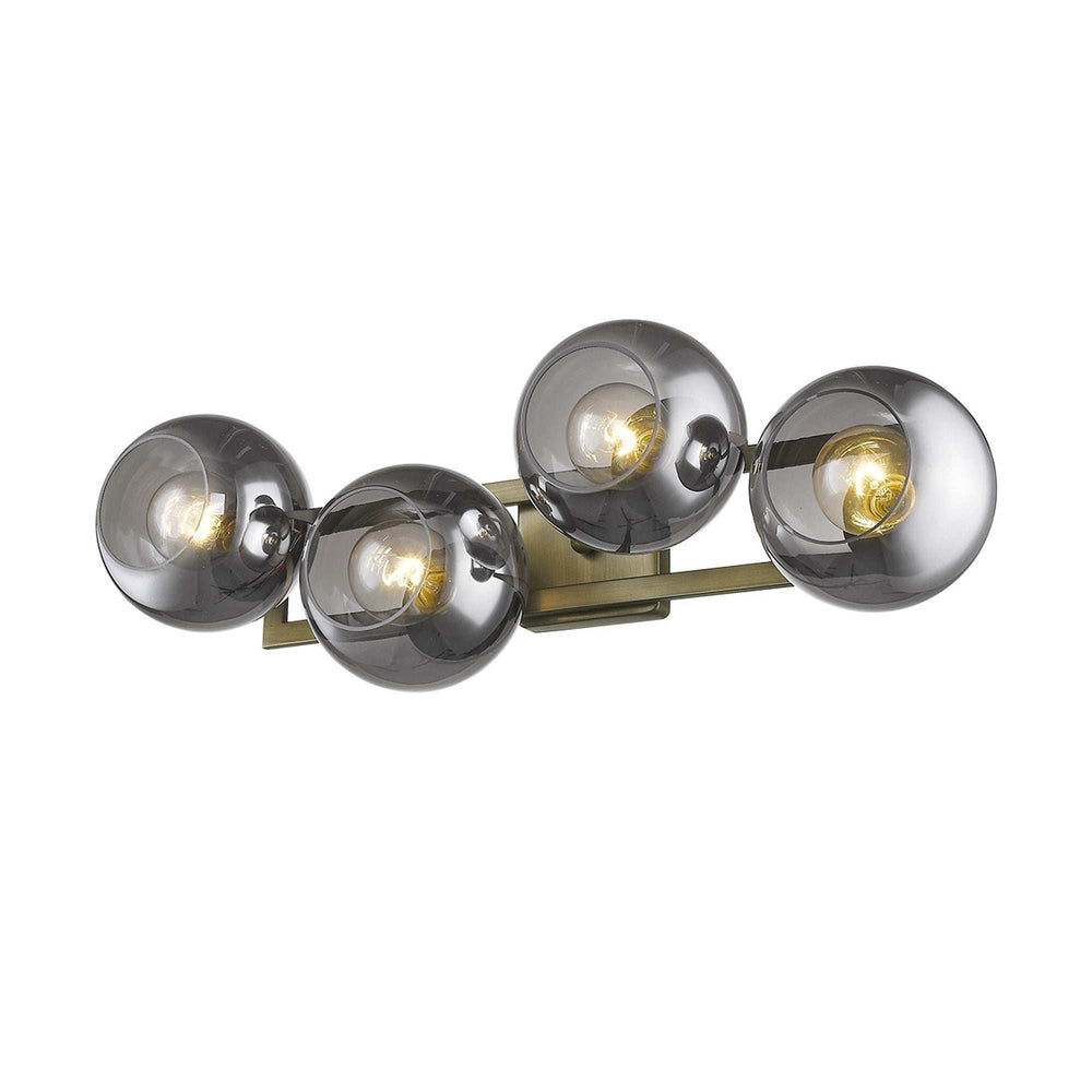 Lunette 4-Light Aged Brass Sconce - Homeroots - Flyclothing LLC