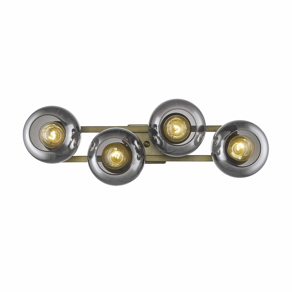 Lunette 4-Light Aged Brass Sconce - Homeroots - Flyclothing LLC