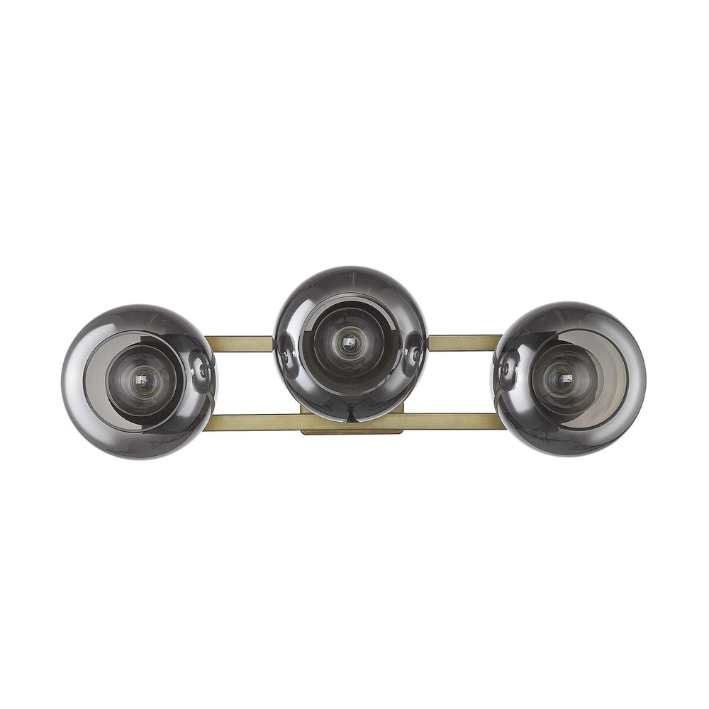 Lunette 3-Light Aged Brass Sconce - Homeroots - Flyclothing LLC