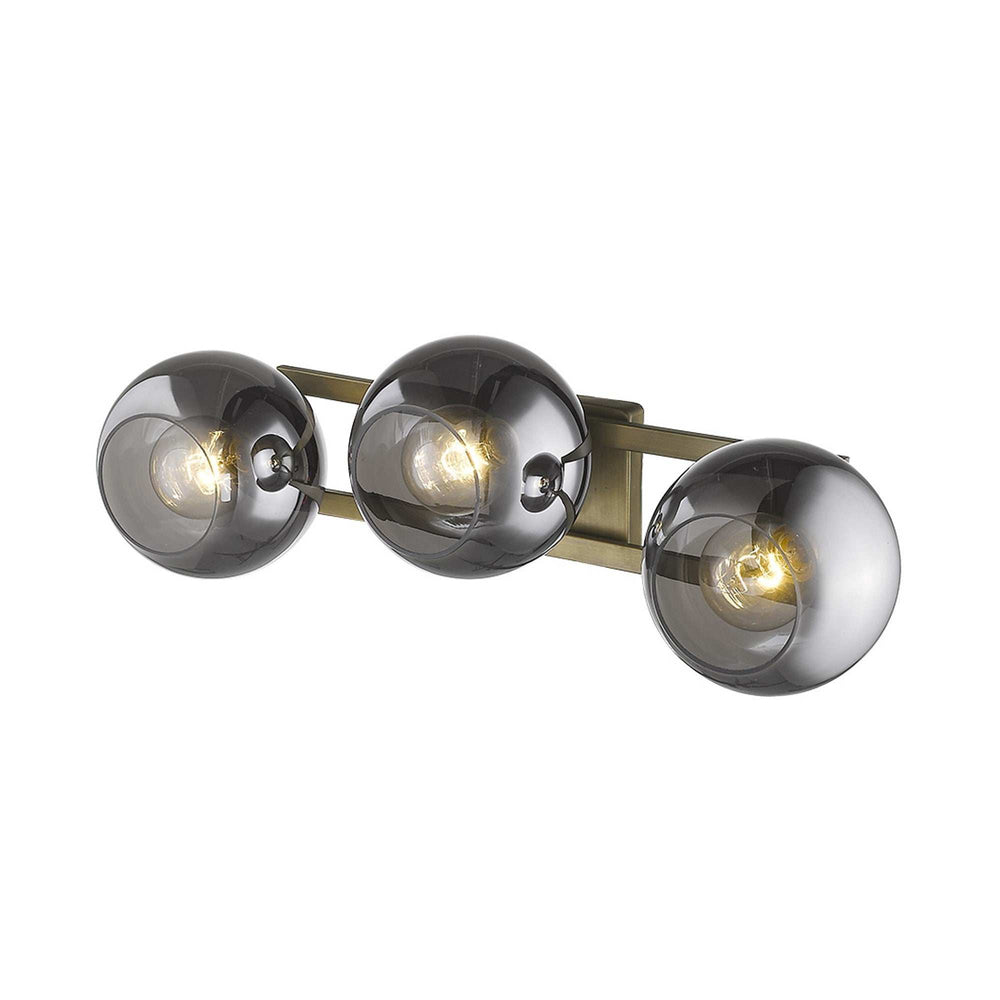 Lunette 3-Light Aged Brass Sconce - Homeroots - Flyclothing LLC