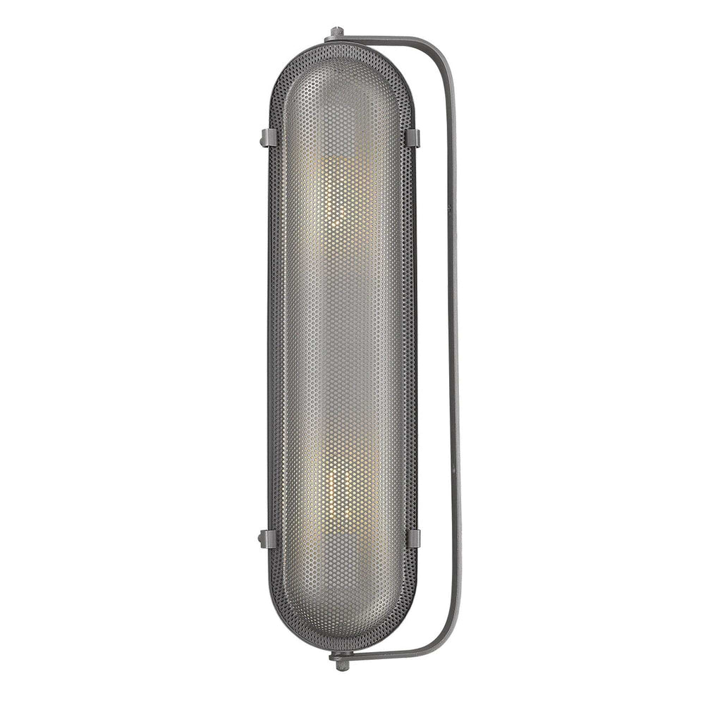 Terra 2-Light Gray Sconce - Homeroots - Flyclothing LLC