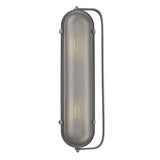 Terra 2-Light Gray Sconce - Homeroots - Flyclothing LLC