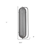 Terra 2-Light Gray Sconce - Homeroots - Flyclothing LLC