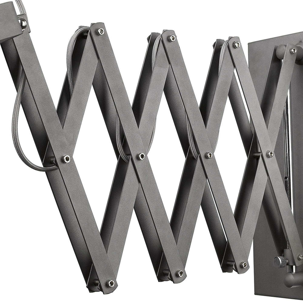 Plexus 1-Light Gray Sconce - Homeroots - Flyclothing LLC