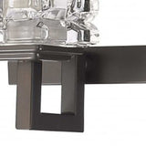 Coralie 5-Light Oil-Rubbed Bronze Sconce With Pressed Crystal Shades - Homeroots - Flyclothing LLC