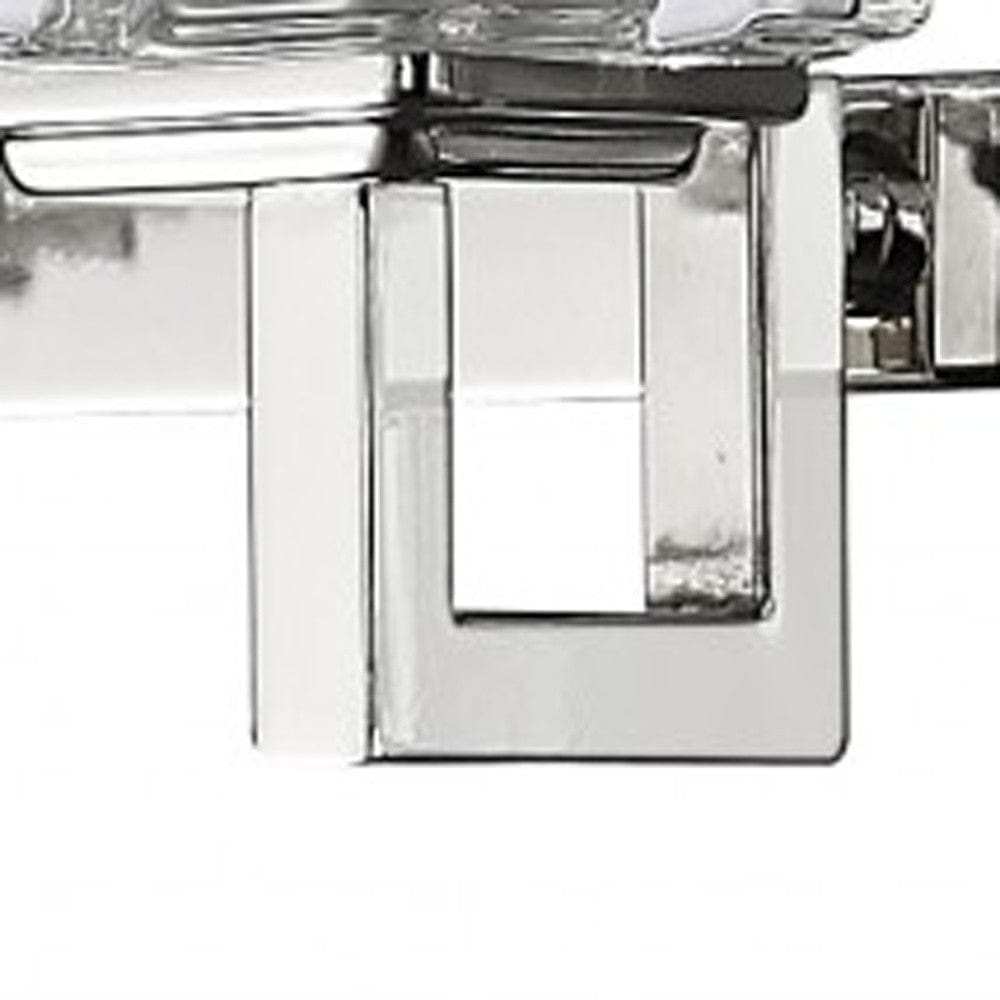 Coralie 5-Light Polished Nickel Sconce With Pressed Crystal Shades - Homeroots - Flyclothing LLC