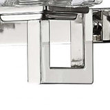 Coralie 5-Light Polished Nickel Sconce With Pressed Crystal Shades - Homeroots - Flyclothing LLC