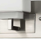 Rampart 3-Light Satin Nickel Vanity Light With Etched Glass Shades - Homeroots - Flyclothing LLC
