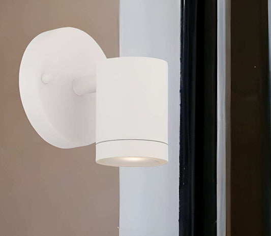 White LED One Light Outdoor Can Shape Wall Sconce - Homeroots - Flyclothing LLC